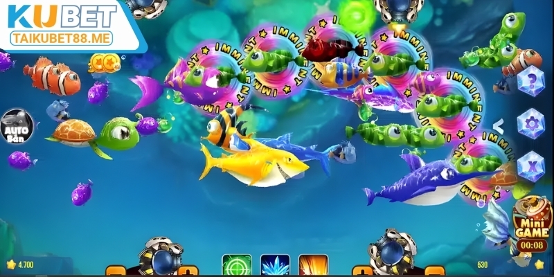 Cách tính năng đặc biệt xuất hiện trong game bắn cá rùa xanh