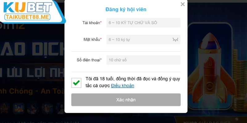 Hướng dẫn các bước đăng ký Kubet chi tiết nhất