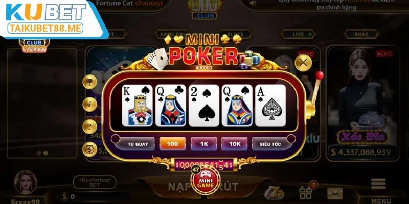 Tin tức giới thiệu tổng hợp nhất về slot game Mini Poker 